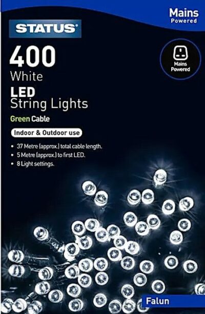 Status 400 LED String Lights - White 6773920 (FALUN)