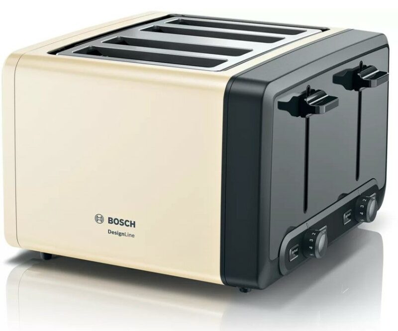 Bosch 4 Slice Toaster  - Cream TAT4P447GB
