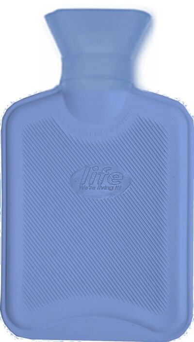 Life Single Ribbed Hot Water Bottle   3840653 (HB131X)