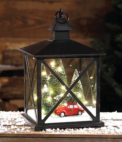 Noma 37cm Christmas Car Scene Lantern 4523790 (1020601)