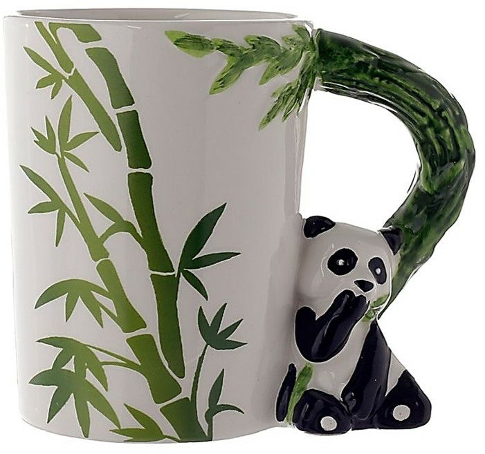400ml Panda and Bamboo Handle Mug 4640556 (SMUG27)