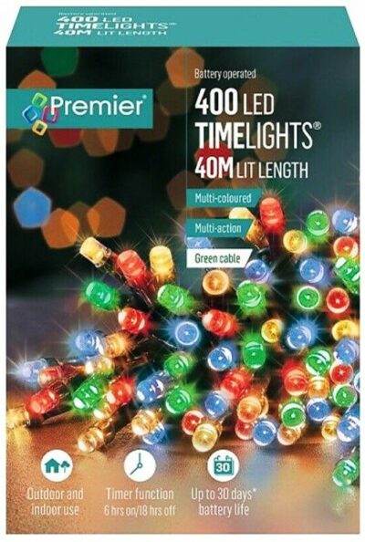 Premier 400 LED TimeLights - Multi Coloured 5188254 (LB131955M)