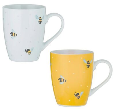 380ml Sweet Bee Mug - White or Yellow  5271719