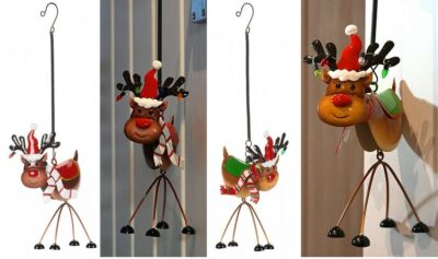 18cm Bouncy Metal Reindeer - 2 Design Choice 6327149 (2530089)