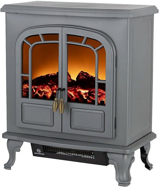 Warmlite 2kW Wingham 2 Door Fire Heater WL46019G Wingham (7520730)