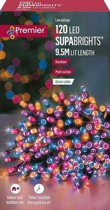 Premier 120 LED Multi-Action Supabrights - Rainbow 5188186 (LV178501RBW)