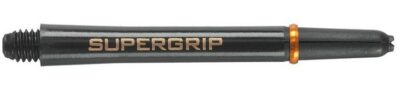 Harrows Medium Supergrip Darts Shafts - Black and Gold HA233M