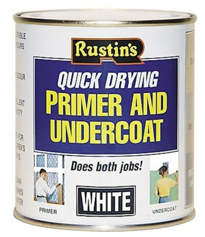 Rustins 1L Quick Dry Primer and Undercoat - White RUSQDWPUC1L