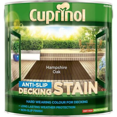Cuprinol 2.5L Anti Slip Decking Stain - Hampshire Oak 1276116