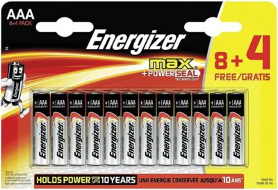 Energizer Max Batteries AAA - 12 Pack 1885472