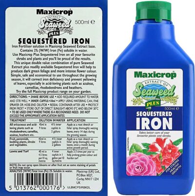 Maxicrop 500ml Seaweed Plus Sequestered Iron   4210524