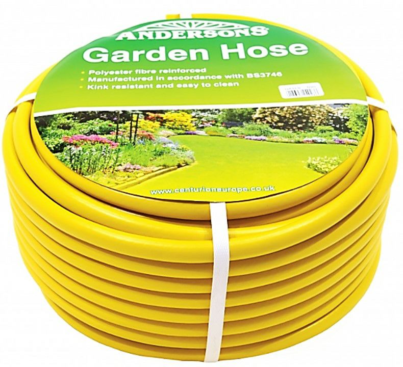 Andersons 50m Reinforced Hose - Yellow  GA313L