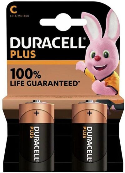 Duracell Batteries C - 2 Pack JX017