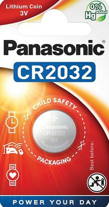 Panasonic 3V Battery CR2032    JX047