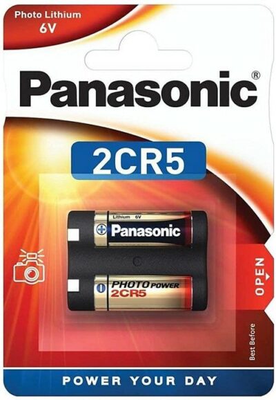 Panasonic 6V Lithium Camera Battery 2CR5    (JX148A)