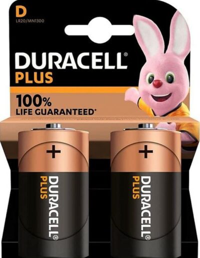 Duracell Batteries D - 2 Pack  MN13002PLUS