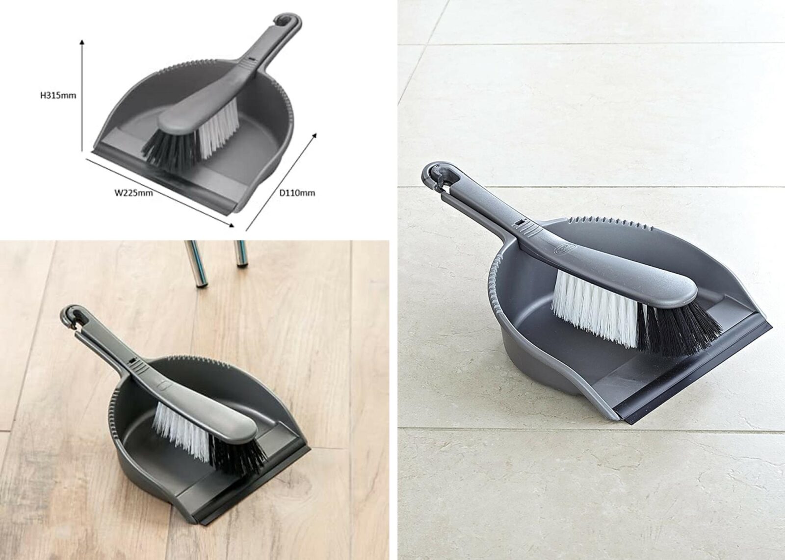 Addis Stiff Dustpan Set 0052090 at Wades (Appliance sales and rentals