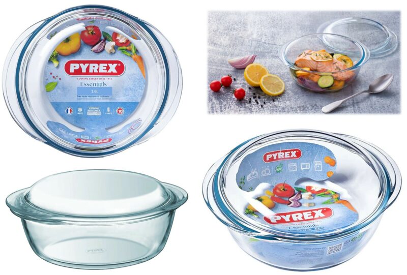 Pyrex 1.6L Round Casserole Dish 5362450