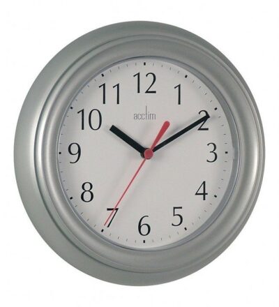 Acctim Wycombe Wall Clock - Silver  0020650