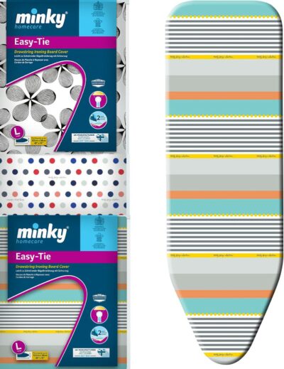 Minky 122 x 38cm Easy Tie Ironing Board Cover 4300298