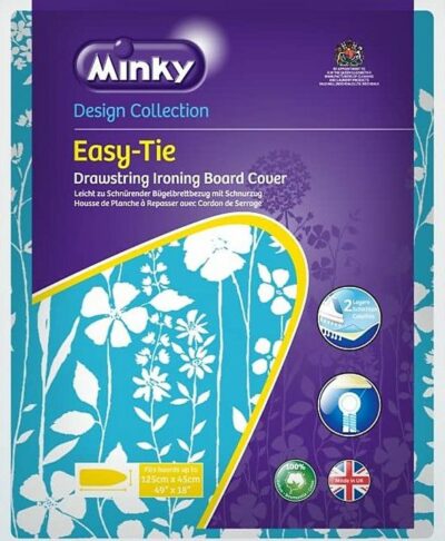 Minky 125 x 45cm Easy Tie Ironing Board Cover 4300303
