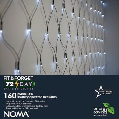 Noma 160 LED Net Lights - White 4523880 (6816016GW)