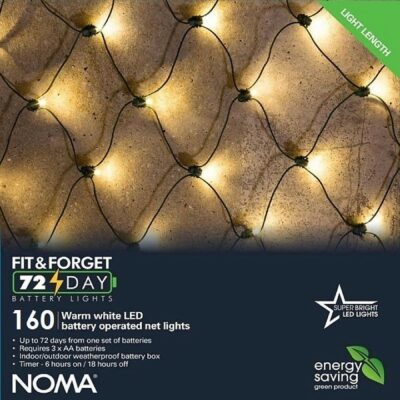 Noma 160 LED Net Lights - Warm White 4523895 (6816016GWW)