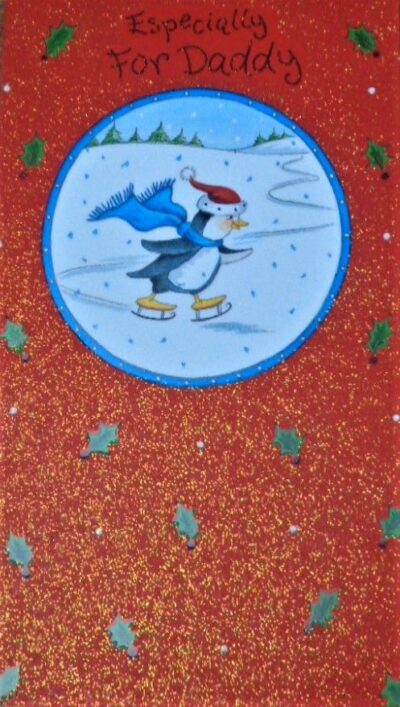 Daddy Christmas Card - Penguin or Reindeer 280XSE3829