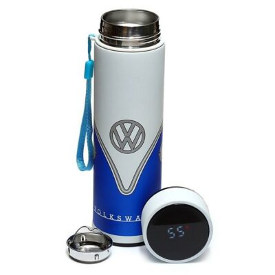 Volkswagen 450ml Thermal Drinks Bottle VW Camper Van - Blue 4640624