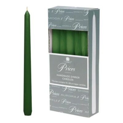Prices 10" Venetian Tapered Candle - Emerald 5230426