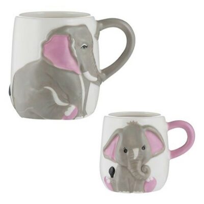 Price and Kensington Adult and Child Elephant Mugs  5271965