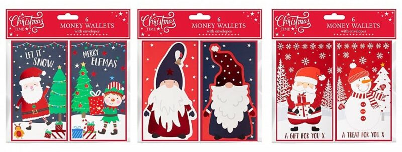 Money Wallets - Pack of 6 - SantaElf