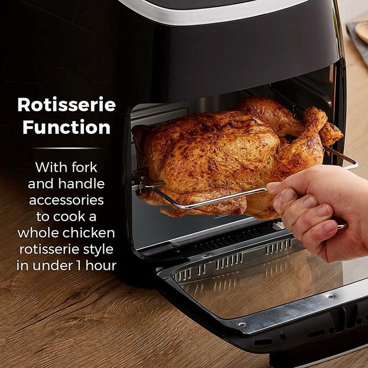 Cooks Professional Digital Air Fryer Oven with Rotisserie 11L Oil