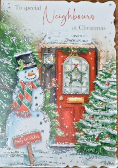 Neighbours Christmas Card - Snowman  X4059-9