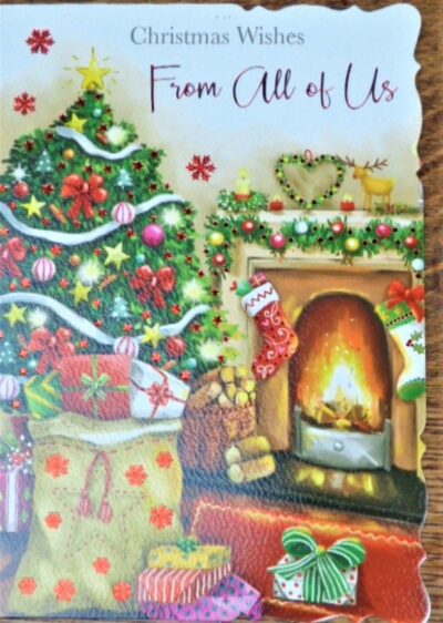 From All Of Us Christmas Card - Fireplace X4060-8