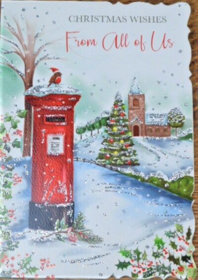 From All Of Us Christmas Card - Postbox X4061-1