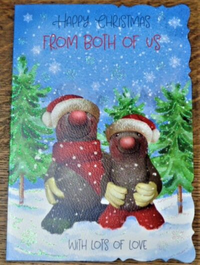 From Both Of Us Christmas Card - Moles X4066-4