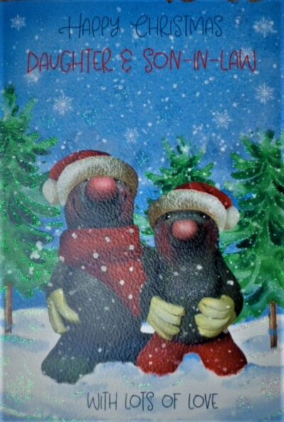Daughter & Son in Law Christmas Card - Moles X4066-8