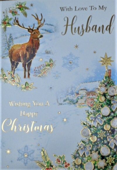 Husband Christmas Card - Reindeer XGL5020A/06