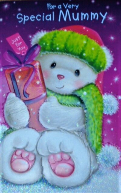 Mummy Christmas Card - Bunny or Penguin XSE23132