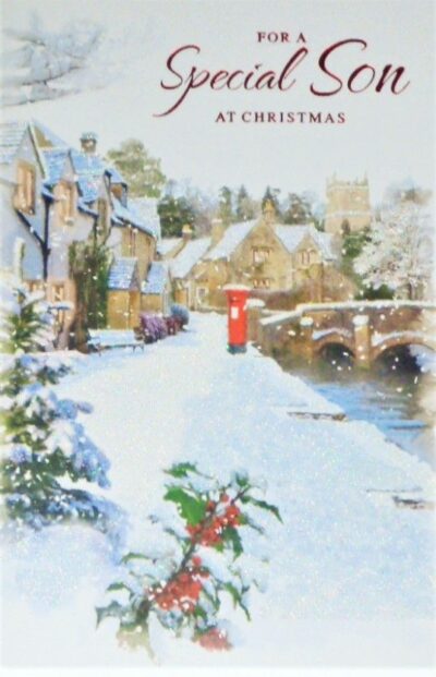 Son Christmas Card - Postbox Bridge XSE28389