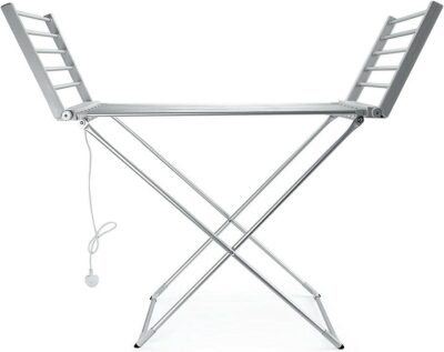 Status 230W Heated Clothes Airer with Wings - Silver 6774945
