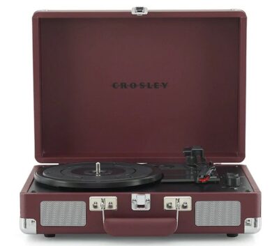 Crosley Cruiser Plus Deluxe Turntable - Burgundy    CR8005F-BU4