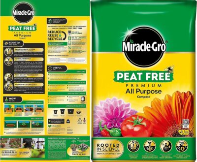 Miracle-Gro 10L Peat Free Compost - All Purpose  2955849