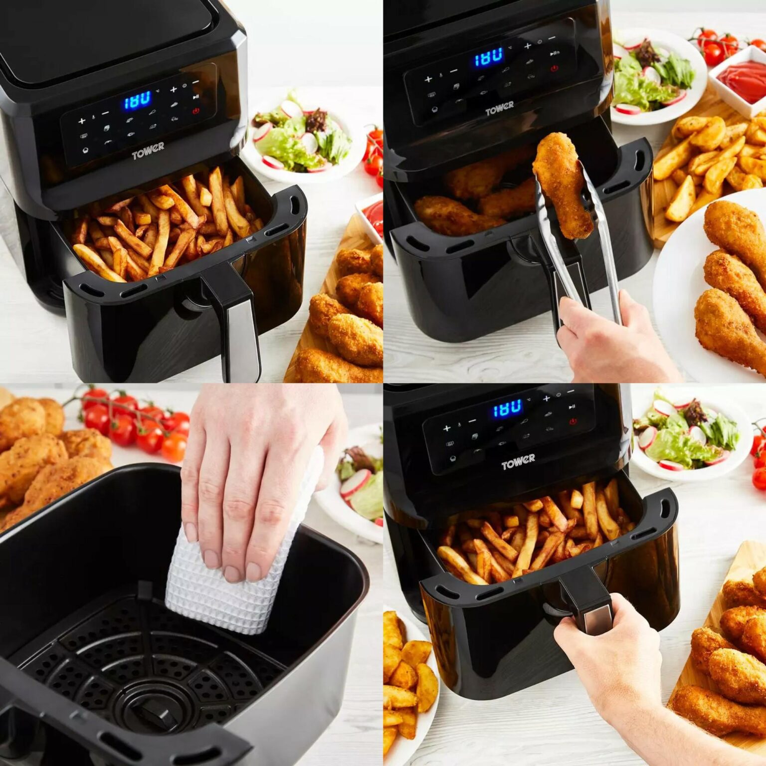 Tower 5L Vortx Digital Air Fryer T17089 at Wades (Appliance sales and