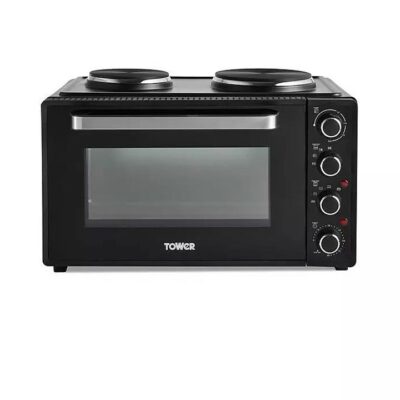 Tower 42L Mini Oven with 2 Hot Plates  T14045