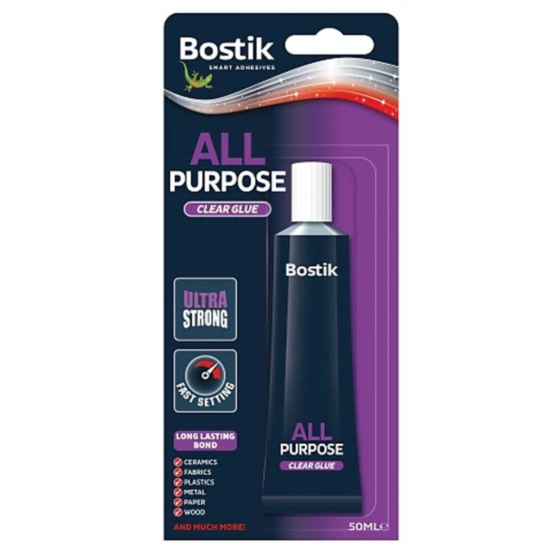 Bostik 50ml All Purpose Adhesive - Clear BST80208