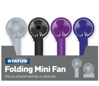 Status Handheld Folding/Dual Position Mini Fan  6774809