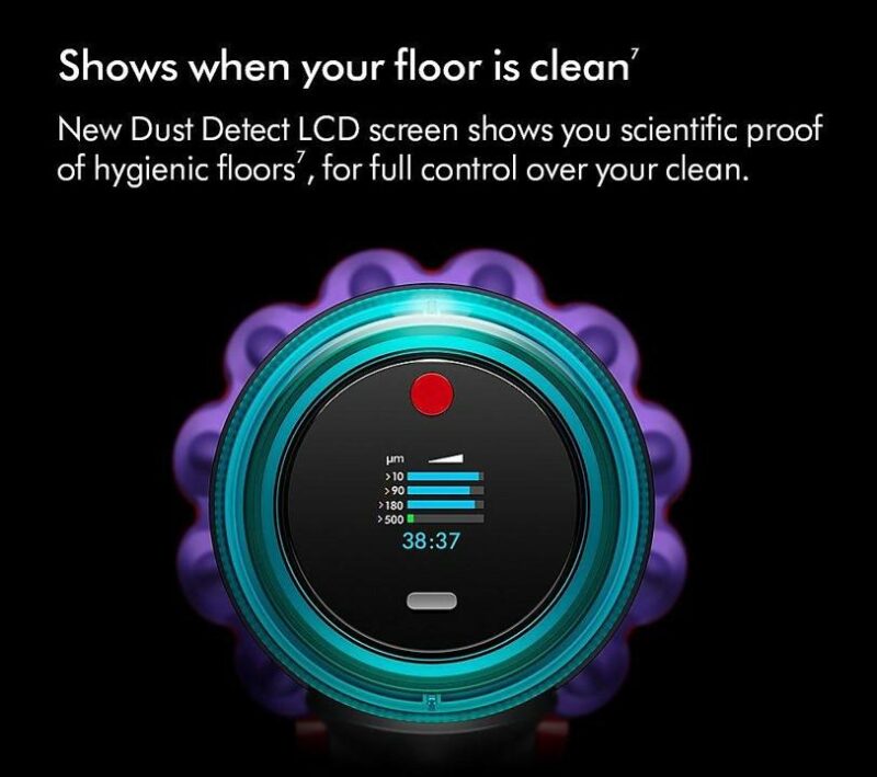 Dust Detect LCD Screen