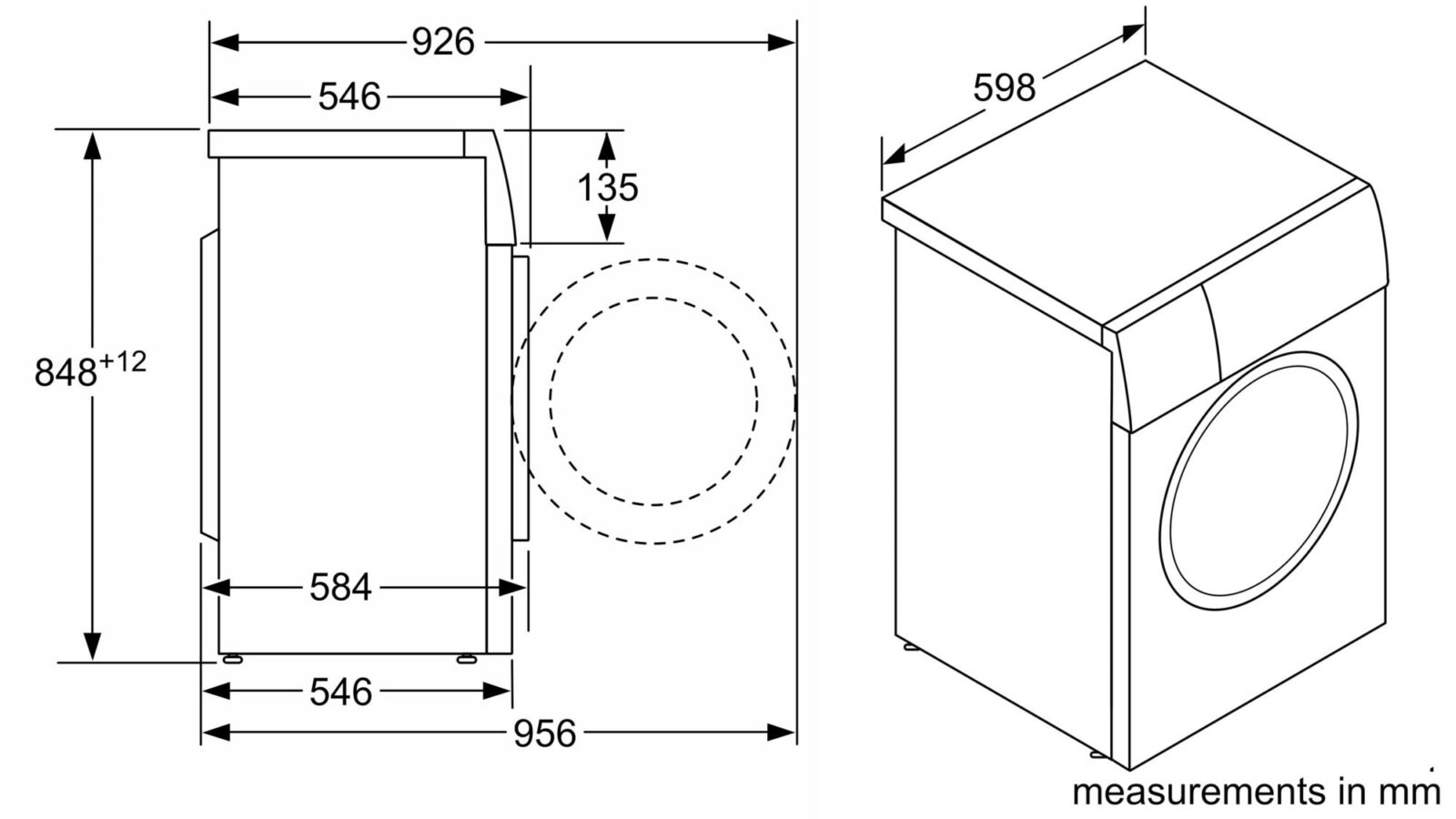 Bosch 8Kg Washing Machine WAJ28002GB at Wades (Appliance sales and